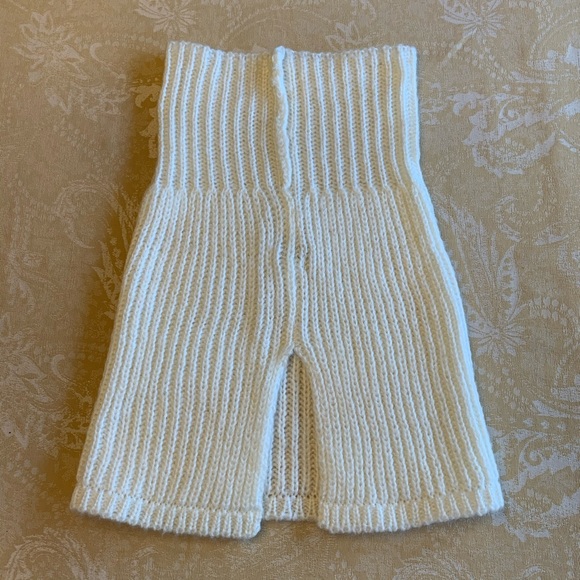 A New Day Cream Knit Dickie Sweater Scarf - Picture 2 of 2